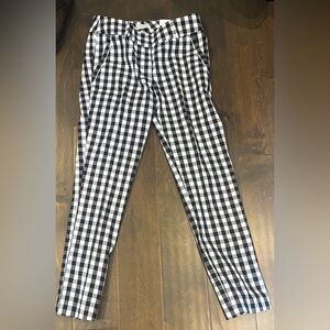 Ann Taylor Size 2 Checked Capri Pants - NWT